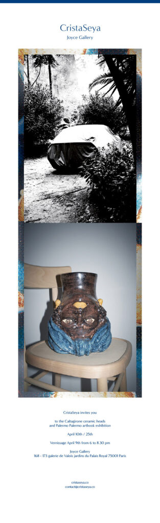 Cristaseya, Newsletter, Joyce Gallery presenting Edition 4 Caltagirone Heads, photos by Andrea Spotorno.