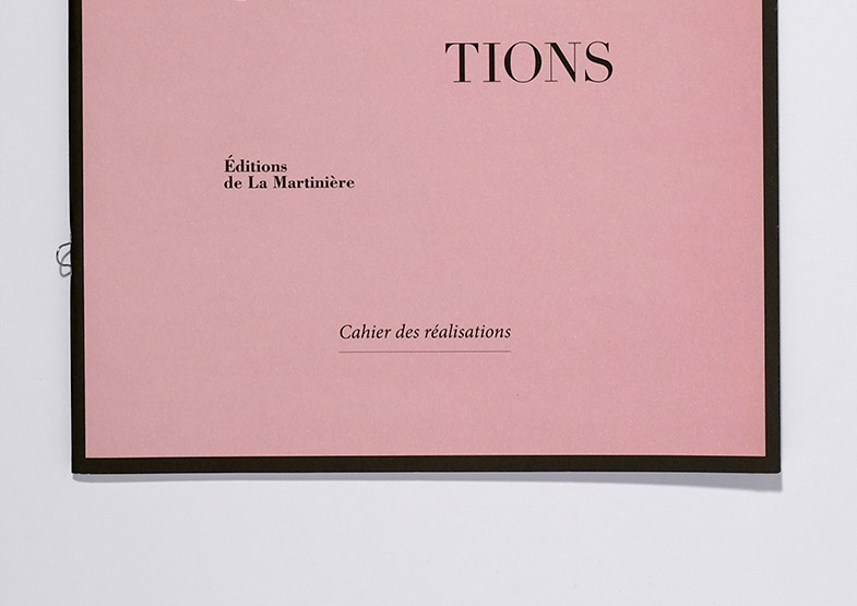 Les Éditions de la Martinière, promotional catalog "Fashion", detail