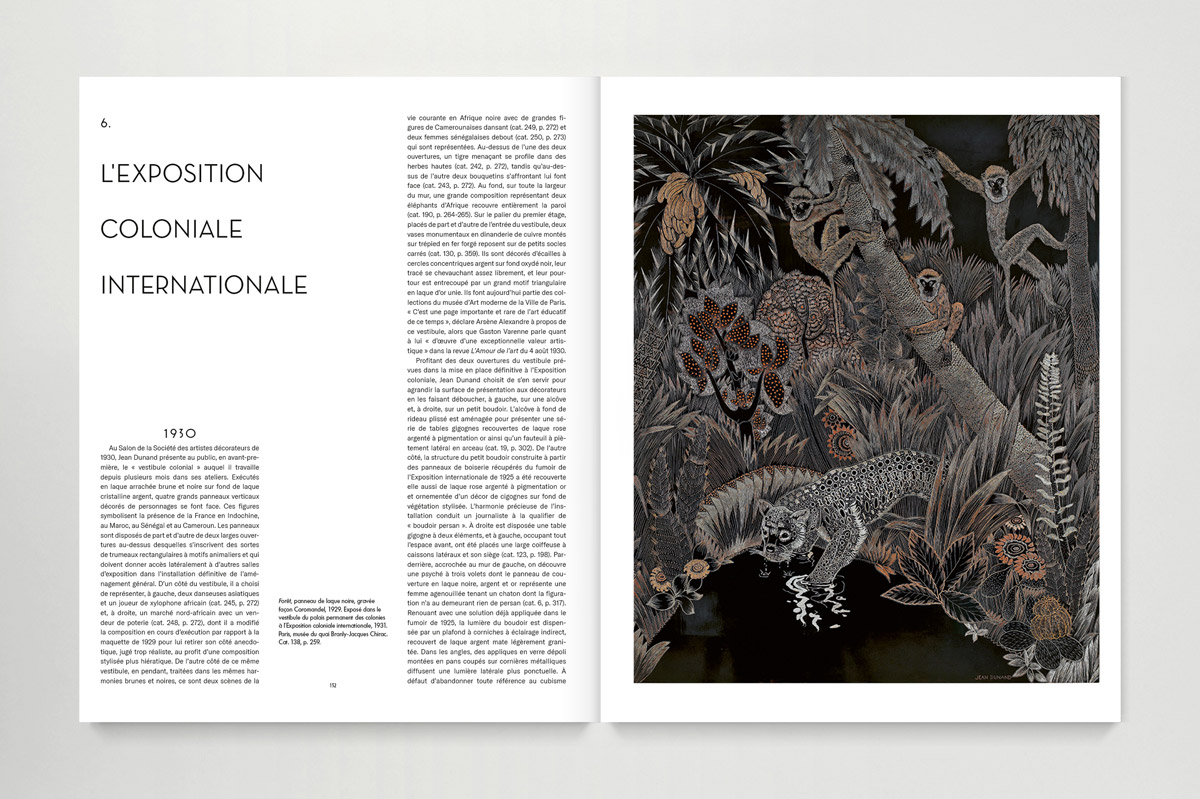 Jean Dunand book, Éditions Norma, The Exposition Coloniale Internationale, double spread